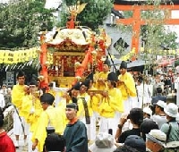 尾張津島天王祭　神輿還御