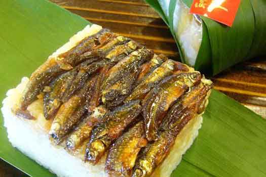 世間遺産　川魚料理　もろこ寿司